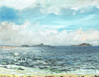 Iona beach, 2007, (akryl på dukskiva)