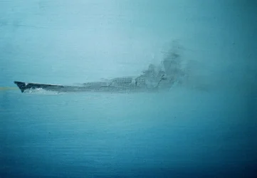 Scharnhorst i morgondimma Channel Dash 1942, 2014