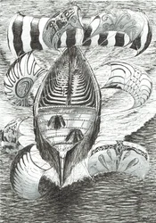 Storm Creators Philippine Sea, 2017, (bläck på papper)