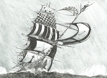 Storm Creators Prince Gustav Adolf Sea, 2017, (Bläck på papper)