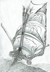 Storm Creators Sibuyan Sea, 2017, (bläck på papper)