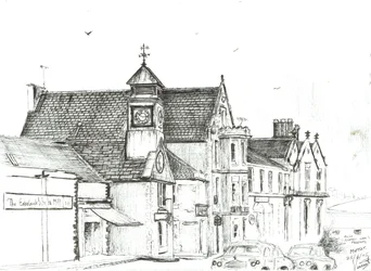 Stjärnhotellet, Moffat. 2005, (bläck på papper)