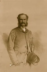 Överstelöjtnant A.M. Calvert, 1879.