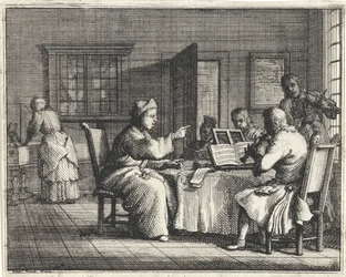 Musiklärare med elever