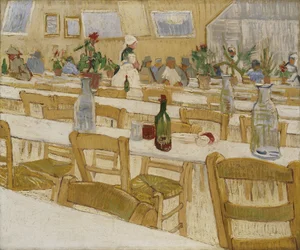 En restauranginteriör, 1887-88