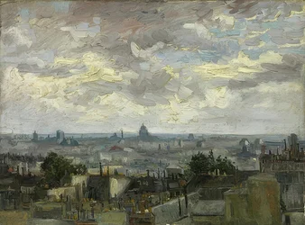 Utsikt över Paris. 1886