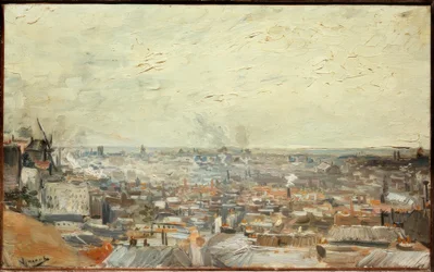 Utsikt över Paris från Montmartre