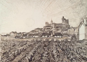 Utsikt över les Saintes-Maries