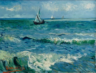 Båtar på havet, Les Saintes-Maries-de-la-Mer