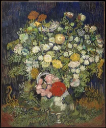 Blombukett i en vas