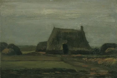 Gård med torvstackar