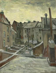 Hus sedda bakifrån