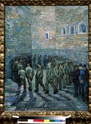 "Målning av Vincent Van Gogh (1853-1890) efter en gravyr av Gustave Dore (1832-1883). 1890 Postimpressionism. Dim. 0,8x0,64 m. Moskva. Museet för