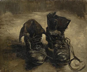 ”De svarta stövlarna” eller ”De gamla skorna”. Målning av Vincent van Gogh (1853-1890). 1886. Van Gogh-museet, Amsterdam.