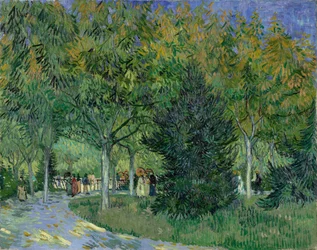 Stig i parken i Arles, 1888.