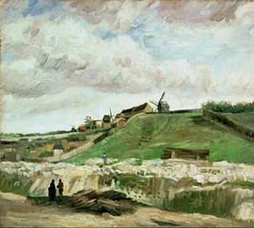 Stenbrott på Montmartre (målning på duk)