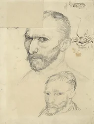 Självporträtt av Gogh, Vincent, van (1853-1890)