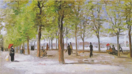 Terrass i Luxemburgträdgården