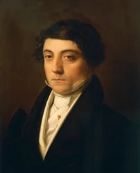 Italien, Milano, Porträtt av den italienske kompositören Gioacchino Rossini (1792 - 1868), cirka 1830