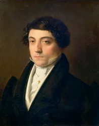 Porträtt av Gioacchino Rossini 1830 (1792-1868)