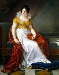 Porträtt av Maria Louisa, hertiginna av Spanien