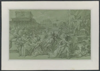 Sabinernas våldtäkt, ca. 1820.