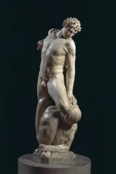 Heder som triumferar över bedrägeri, ca 1561 (marmor)