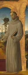 Sankt Antonius av Padua, ca 1495-1500 (olja () på pannå)