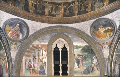 Scener från Sankt Peters martyr, 1466-1468
