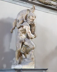 Herkules arbete, Salone dei Cinquecento (marmor)