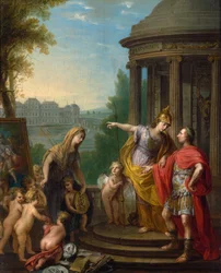 Allegori om överföringen av det kejserliga galleriet till Belvedere