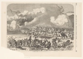 Slaget vid Custoza, 1866 Die Schlacht con Custoza (titel på objekt)