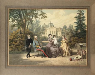 Kejsarfamiljen i Gödöllo, 1871.