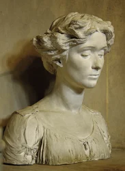Lady Diana Manners, ca 1910 (gips)