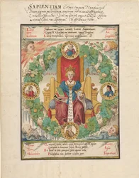 Philosophy Enthroned, mitten av 1500-talet.