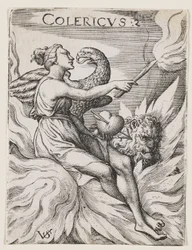Choleric Temperament, ca 1530-62 (gravyr)