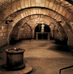 Crypt of Saint Antolin, katedralen i Palencia, Spanien, 700-talet (foto)