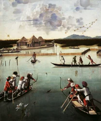 Jakt på lagunen, ca 1490-5