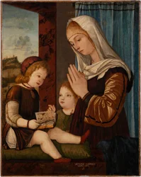Madonna med barnet och den lille Johannes