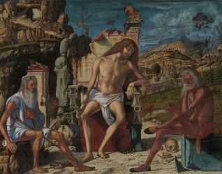 The Meditation on the Passion, c.1490 (olja och tempera på trä)