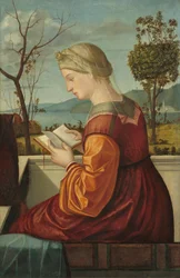Den läsande jungfrun, cirka 1505.