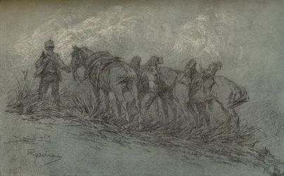 Kritastudie av Vittorio Guaccimanni, c1900