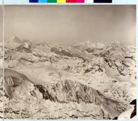 Panorama över Alperna