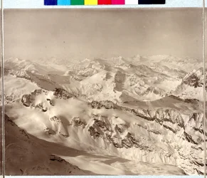 Panorama över Alperna