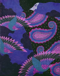 La Dogaressa in Nero (The Dogaressa in Black) (guld, olja & tempera på panel)