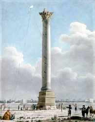 Pompeys Column, Alexandria 1798, 1798