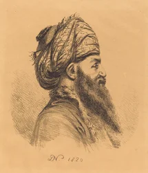 Profil Chef för Oriental i Turban