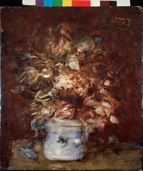Bouquet de fleurs (Blombukett), ca 1940 (olja på pannå)