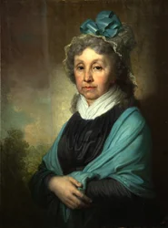 Porträtt av Ana Sergeevna Bezobrazova, slutet 1790s