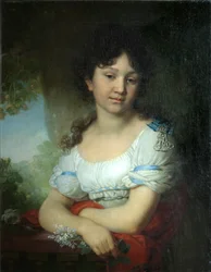 Porträtt av grevinnan Maria Alexeyevna Orlova-Denisova, 1801